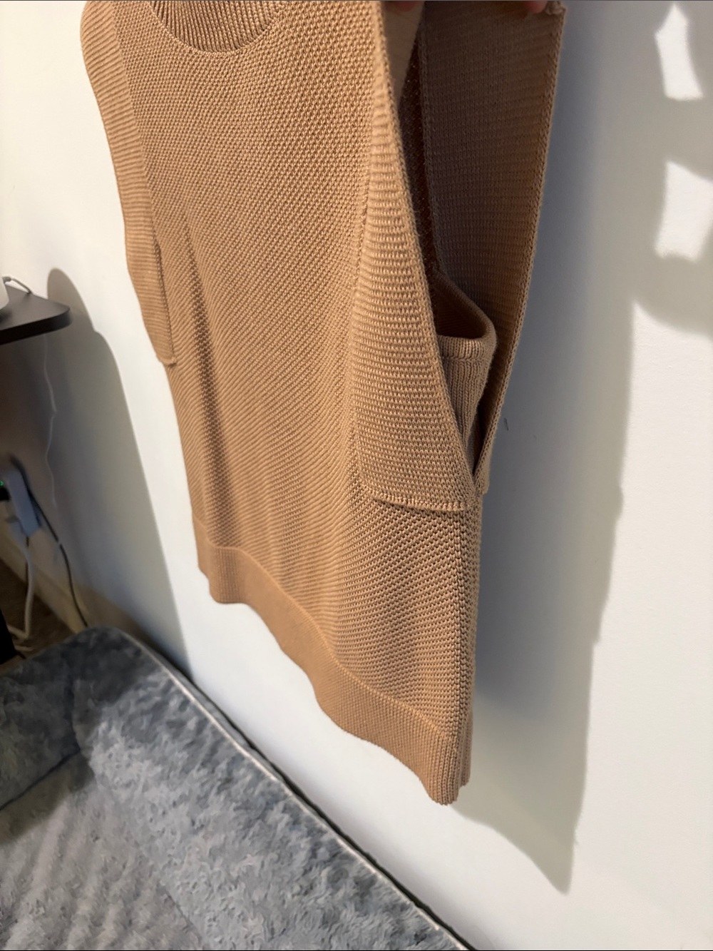 Banana Republic Sleeveless Knit Vest - Camel/Tan - Picture 3 of 3